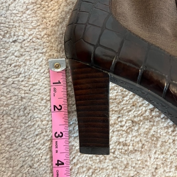 Franco Sarto Women’s‎ Red/Brown Booties Size 7.5 - Picture 7 of 12